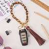 Chain Link Wristlet Keychain HJEW-SW00013-09-4