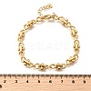 304 Stainless Steel Infinity Link Chain Bracelets for Women BJEW-K226-14B-G-5