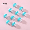 10Pcs Mushroom Silicone Focal Beads JX901I-01-1