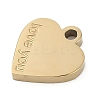 304 Stainless Steel Charms STAS-I325-136A-G-2