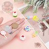 DIY Imitation Food Key Chain Making Kit DIY-SC0018-32-3