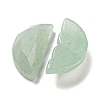 Natural Green Aventurine Butterfly Wing Cabochons G-D078-02D-2