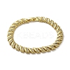 Rack Plating Brass Micro Pave Clear Cubic Zirconia Link Chain Bracelets for Women KK-R158-15G-1