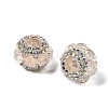 Acrylic Rhinestone Rondelle Beads OACR-S048-02D-1