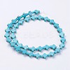 Synthetic Turquoise Beads Strands G-E456-15B-8x10m-2