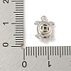 Rack Plating Brass Micro Pave Clear Cubic Zirconia Beads KK-P277-30P-3