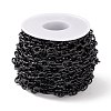 Ion Plating(IP) 304 Stainless Steel Twist Oval Link Chains CHS-E022-01B-2