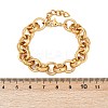 304 Stainless Steel Rolo Chain Bracelets for Women BJEW-C104-01E-G-3