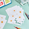6 Sheets Daisy Flower PVC Sticker AJEW-WH0283-48-4