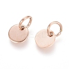 Ion Plating(IP) 304 Stainless Steel Charms LS-STAS-I124-01A-RG-2