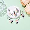 6Pcs Palette Alloy Enamel Pendants Decorations HJEW-YW00115-4
