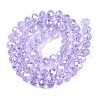 Electroplate Glass Beads Strands EGLA-A044-T8mm-B17-3
