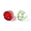 Electroplate Transparent Glass Beads Strands EGLA-N025-05A-A01-3