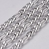 304 Stainless Steel Figaro Chains CHS-G005-C-04P-1