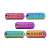 Rainbow Color Alloy Charms PALLOY-S180-238-NR-1