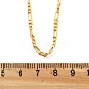 Brass Figaro Chains Necklaces for Women NJEW-D302-29G-5