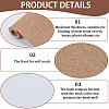 DIY Imitation Linen Fabric SENE-WH0003-37A-04-5
