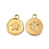 Ion Plating(IP) 304 Stainless Steel Pendants STAS-B032-36G-1