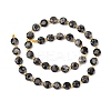 Natural Larvikite Beads Strands G-C116-A30-02-4