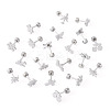 10Pairs 10 Styles 304 Stainless Steel Stud Earrings EJEW-TA0008-61-3