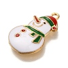 Christmas Theme Alloy Enamel Pendants FIND-I040-01A-2