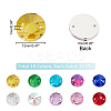 120Pcs 10 Colors Cone Shape Sew on Rhinestones GLAA-GA0001-57A-2