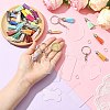 DIY Acrylic Pendant Keychain with Faux Suede Tassel Making Kits DIY-CJ0002-68-4