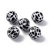 Opaque Acrylic Beads OACR-Q102-01F-1