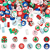 220pcs 11 styles Handmade Polymer Clay Beads CLAY-SC0001-84-1