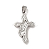 Tibetan Style 304 Stainless Steel Pendants STAS-G275-03AS-2