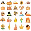 50Pcs 25 Styles Thanksgiving Day Alloy Enamel Pendants FIND-CJ0003-45-1