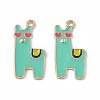 Alloy Enamel Pendants ENAM-C006-03KCG-3