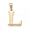 304 Stainless Steel Pendants STAS-F106-95G-01-2