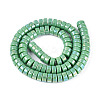 AB Color Plated Opaque Glass Beads Strands GLAA-T026-4x8mm-P02-2