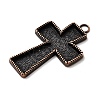 Tibetan Style Pendant Cabochon Enamel Settings LS-TIBEP-4479-R-LF-2