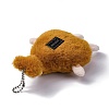 Cute Cartoon Plush Cloth Pendant Decoration HJEW-K048-01A-3