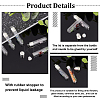 7 sets 7 style Clear Glass Long Bottle Pendants GLAA-PH0001-88-6