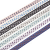 70 Yards 7 Colors Polka Dot Print Nylon Ribbons OCOR-TA0001-61-2