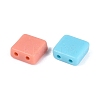 Opaque Acrylic Beads SACR-Q001-02B-M-3