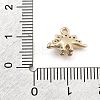 Brass Micro Pave Cubic Zirconia Pendants KK-M306-06G-09-3