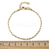 304 Stainless Steel Link Chain Bracelets for Women BJEW-F488-21G-04-5