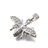 Brass Micro Pave Cubic Zirconia Pendants KK-P336-16C-P-2