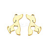 Ion Plating(IP) 201 Stainless Steel Pendants STAS-T063-178G-3
