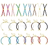 12Pcs 3 Colors Nylon Cords Bracelet Makings Fit for Connector Charms AJEW-YW0001-40B-1