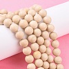 Natural Fossil Beads Strands G-E110-10mm-2-4