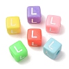 Opaque Acrylic European Beads AC-CBA7A73-01L-1