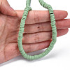 Handmade Polymer Clay Beads Strands CLAY-R089-6mm-050-5