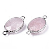 Natural Rose Quartz Links/Connectors G-T131-102-29-3