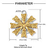 304 Stainless Steel Pendants STAS-OY018-23G-2