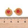 Ion Plating(IP) 304 Stainless Steel Enamel Charms STAS-M102-23G-01-3